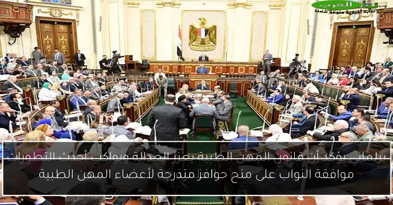 موافقة النواب على منح حوافز متدرجة لأعضاء المهن الطبية
