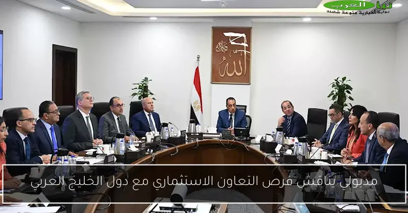 مدبولي يناقش فرص التعاون الاستثماري مع دول الخليج العربي