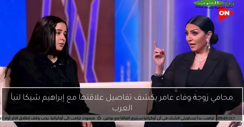 محامي زوجة وفاء عامر يكشف تفاصيل علاقتها مع إبراهيم شيكا لنبأ العرب