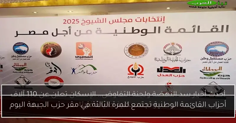 أحزاب القائمة الوطنية تجتمع للمرة الثالثة في مقر حزب الجبهة اليوم
