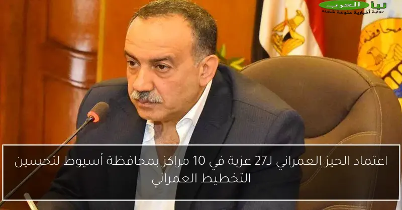 اعتماد الحيز العمراني لـ27 عزبة في 10 مراكز بمحافظة أسيوط لتحسين التخطيط العمراني