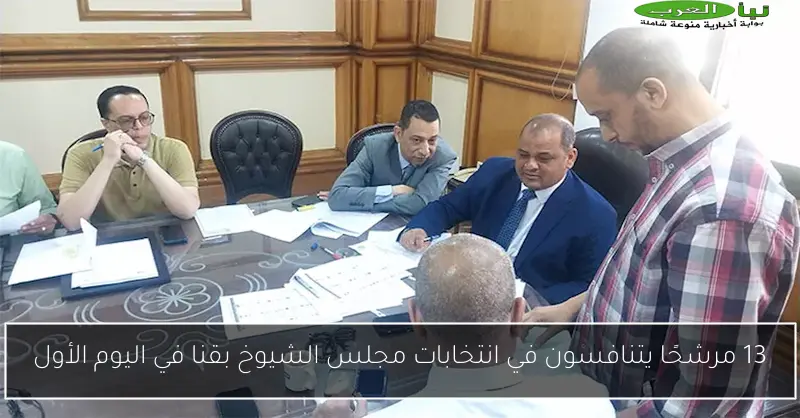 13 مرشحًا يتنافسون في انتخابات مجلس الشيوخ بقنا في اليوم الأول