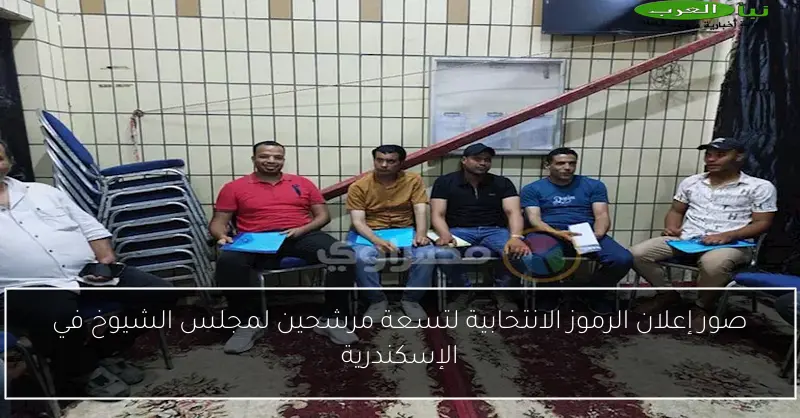 صور إعلان الرموز الانتخابية لتسعة مرشحين لمجلس الشيوخ في الإسكندرية