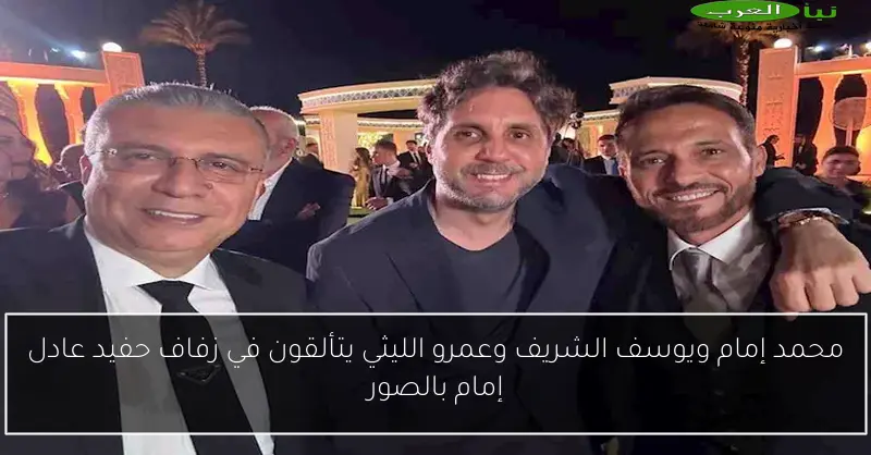 محمد إمام ويوسف الشريف وعمرو الليثي يتألقون في زفاف حفيد عادل إمام بالصور