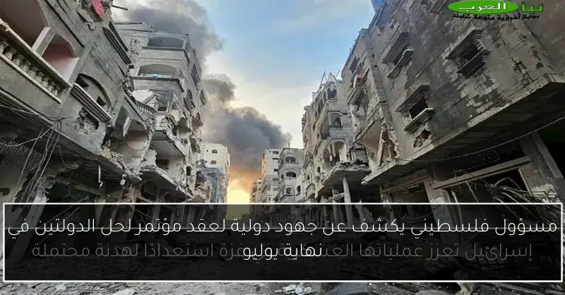مسؤول فلسطيني يكشف عن جهود دولية لعقد مؤتمر لحل الدولتين في نهاية يوليو