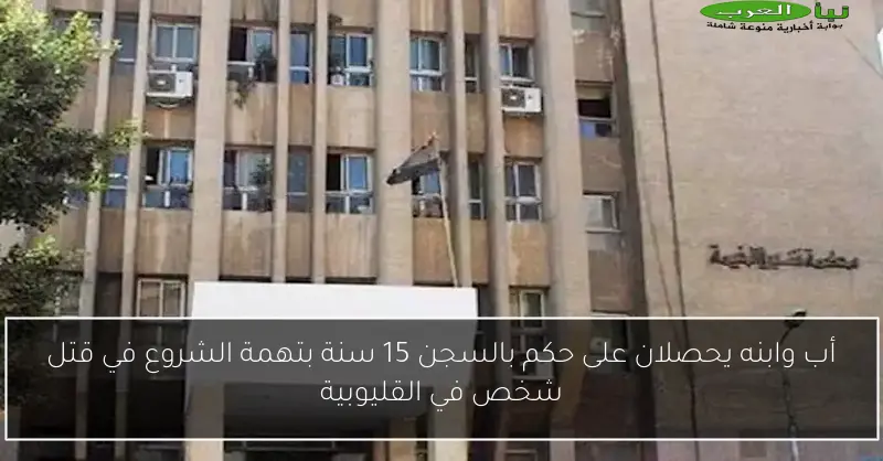 أب وابنه يحصلان على حكم بالسجن 15 سنة بتهمة الشروع في قتل شخص في القليوبية
