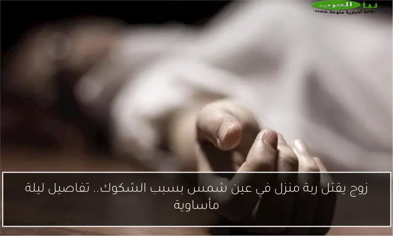 زوج يقتل ربة منزل في عين شمس بسبب الشكوك.. تفاصيل ليلة مأساوية