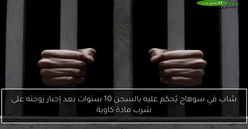 شاب في سوهاج يُحكم عليه بالسجن 10 سنوات بعد إجبار زوجته على شرب مادة كاوية