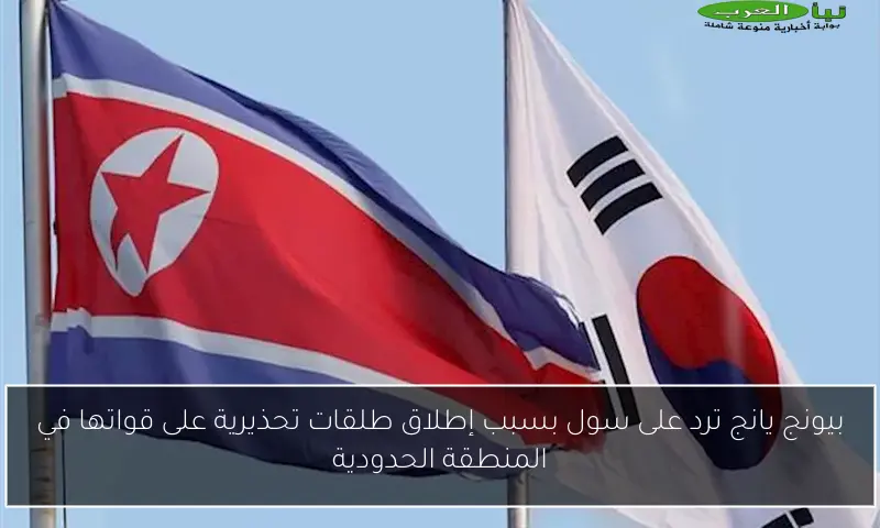 بيونج يانج ترد على سول بسبب إطلاق طلقات تحذيرية على قواتها في المنطقة الحدودية