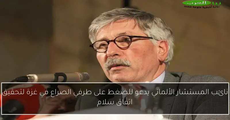 نائب المستشار الألماني يدعو للضغط على طرفي الصراع في غزة لتحقيق اتفاق سلام