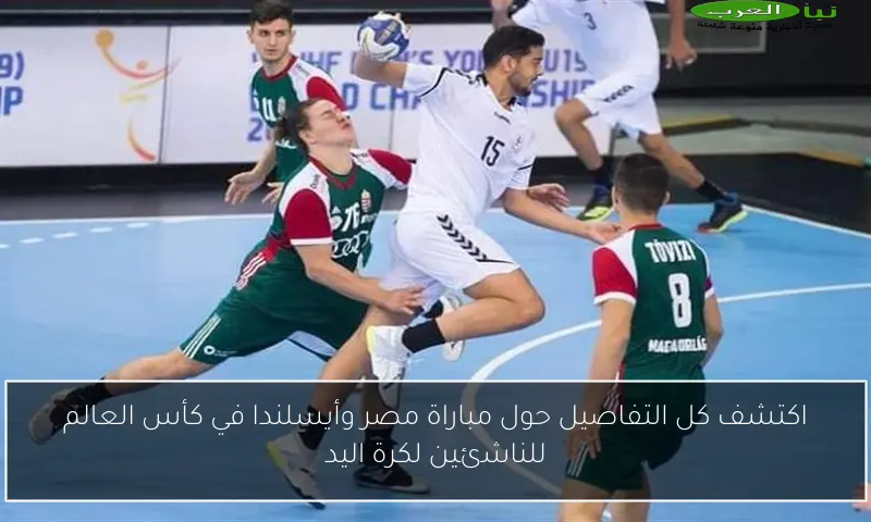 اكتشف كل التفاصيل حول مباراة مصر وأيسلندا في كأس العالم للناشئين لكرة اليد