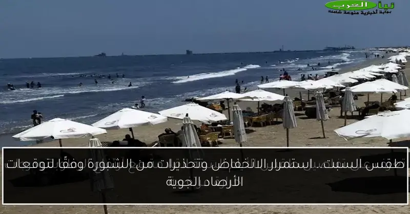 طقس السبت.. استمرار الانخفاض وتحذيرات من الشبورة وفقًا لتوقعات الأرصاد الجوية