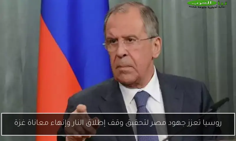 روسيا تعزز جهود مصر لتحقيق وقف إطلاق النار وإنهاء معاناة غزة