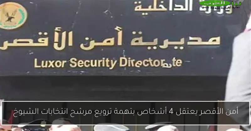 أمن الأقصر يعتقل 4 أشخاص بتهمة ترويع مرشح انتخابات الشيوخ