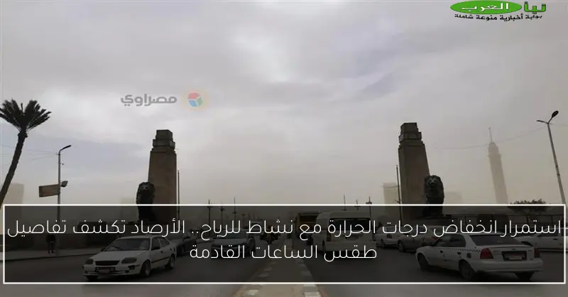 استمرار انخفاض درجات الحرارة مع نشاط للرياح.. الأرصاد تكشف تفاصيل طقس الساعات القادمة