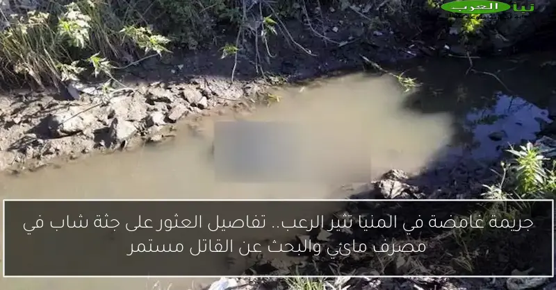 جريمة غامضة في المنيا تثير الرعب.. تفاصيل العثور على جثة شاب في مصرف مائي والبحث عن القاتل مستمر