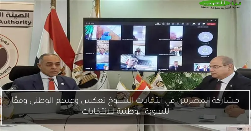 مشاركة المصريين في انتخابات الشيوخ تعكس وعيهم الوطني وفقًا للهيئة الوطنية للانتخابات