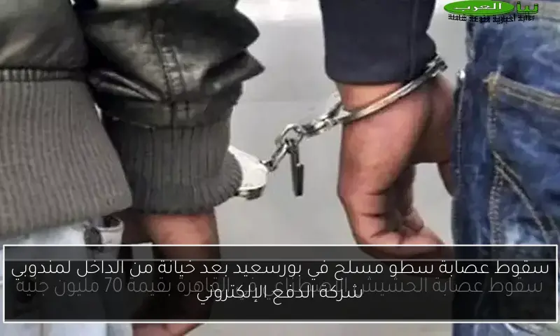 سقوط عصابة سطو مسلح في بورسعيد بعد خيانة من الداخل لمندوبي شركة الدفع الإلكتروني