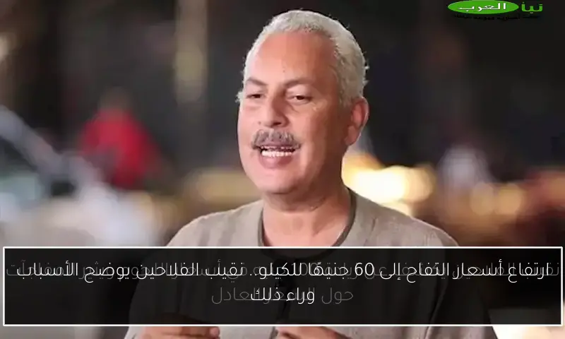 ارتفاع أسعار التفاح إلى 60 جنيهًا للكيلو.. نقيب الفلاحين يوضح الأسباب وراء ذلك