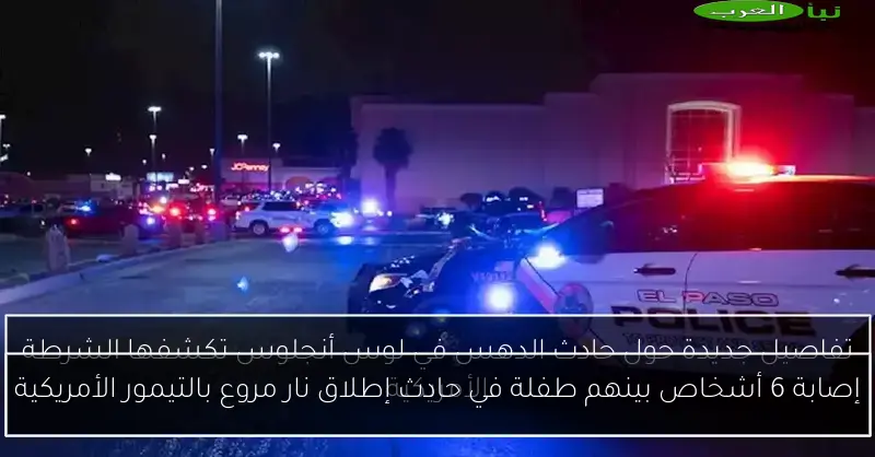 إصابة 6 أشخاص بينهم طفلة في حادث إطلاق نار مروع بالتيمور الأمريكية