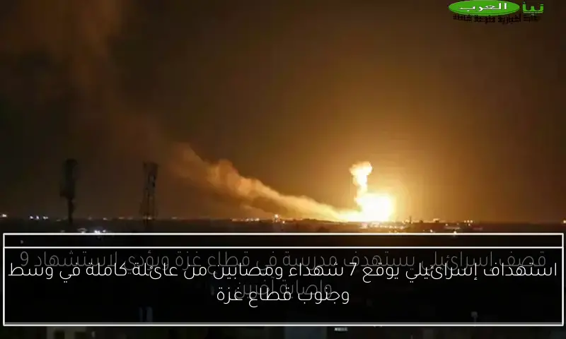 استهداف إسرائيلي يوقع 7 شهداء ومصابين من عائلة كاملة في وسط وجنوب قطاع غزة