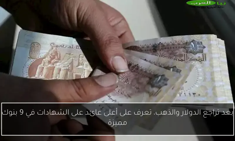 بعد تراجع الدولار والذهب، تعرف على أعلى عائد على الشهادات في 9 بنوك مميزة