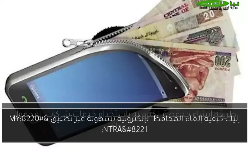 إليك كيفية إلغاء المحافظ الإلكترونية بسهولة عبر تطبيق “MY NTRA”