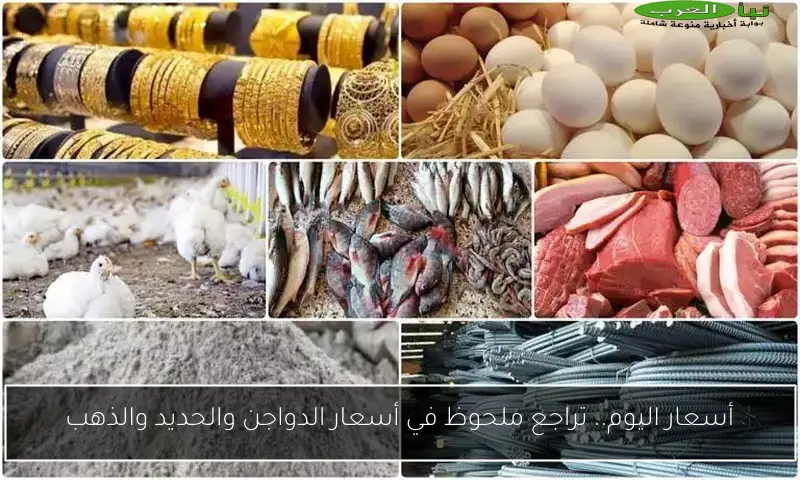 أسعار اليوم.. تراجع ملحوظ في أسعار الدواجن والحديد والذهب