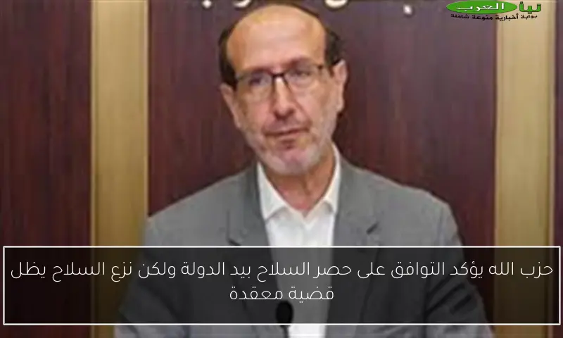 حزب الله يؤكد التوافق على حصر السلاح بيد الدولة ولكن نزع السلاح يظل قضية معقدة