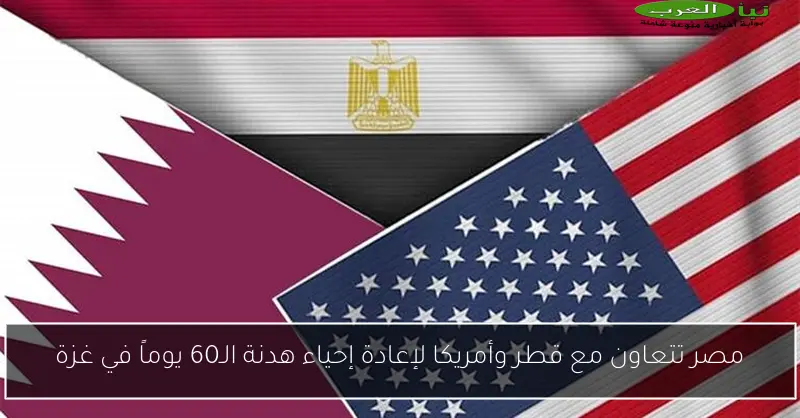 مصر تتعاون مع قطر وأمريكا لإعادة إحياء هدنة الـ60 يوماً في غزة