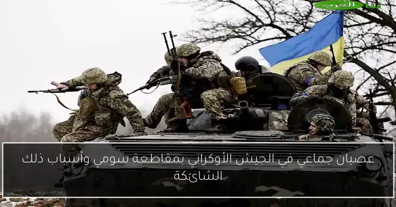 عصيان جماعي في الجيش الأوكراني بمقاطعة سومي وأسباب ذلك الشائكة