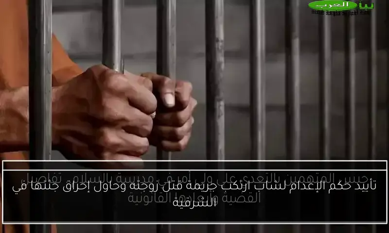 تأييد حكم الإعدام لشاب ارتكب جريمة قتل زوجته وحاول إحراق جثتها في الشرقية