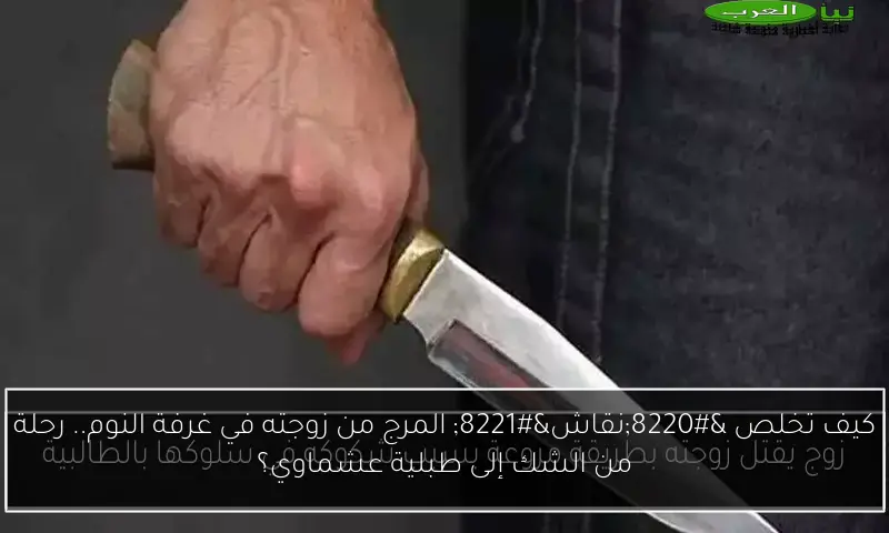 كيف تخلص “نقاش” المرج من زوجته في غرفة النوم.. رحلة من الشك إلى طبلية عشماوي؟