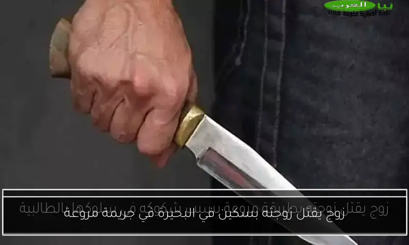 زوج يقتل زوجته بسكين في البحيرة في جريمة مروعة