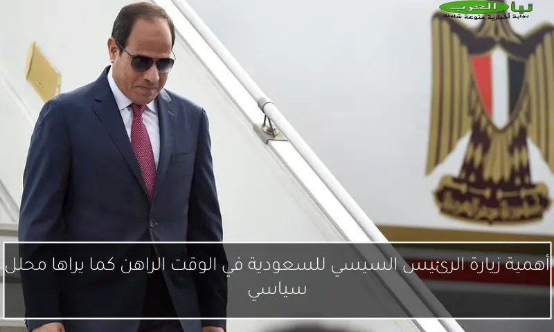 أهمية زيارة الرئيس السيسي للسعودية في الوقت الراهن كما يراها محلل سياسي