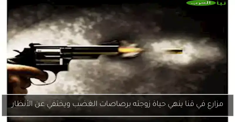 مزارع في قنا ينهي حياة زوجته برصاصات الغضب ويختفي عن الأنظار