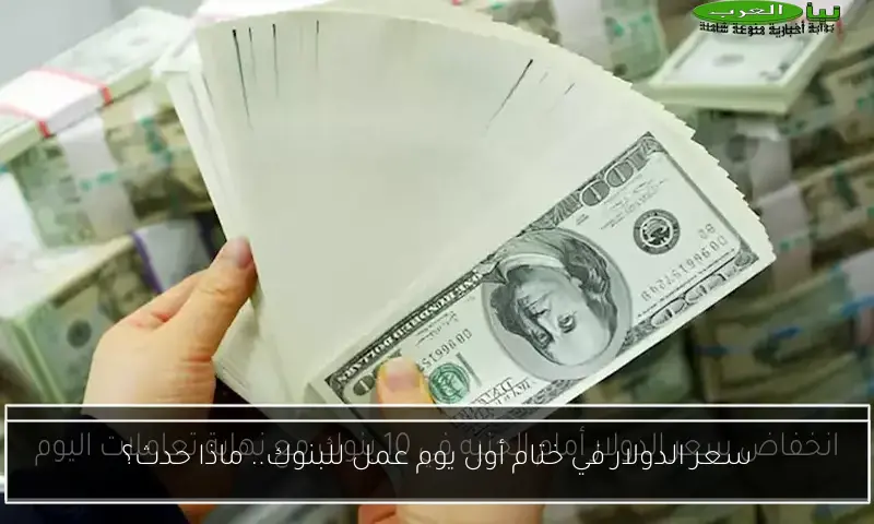سعر الدولار في ختام أول يوم عمل للبنوك.. ماذا حدث؟