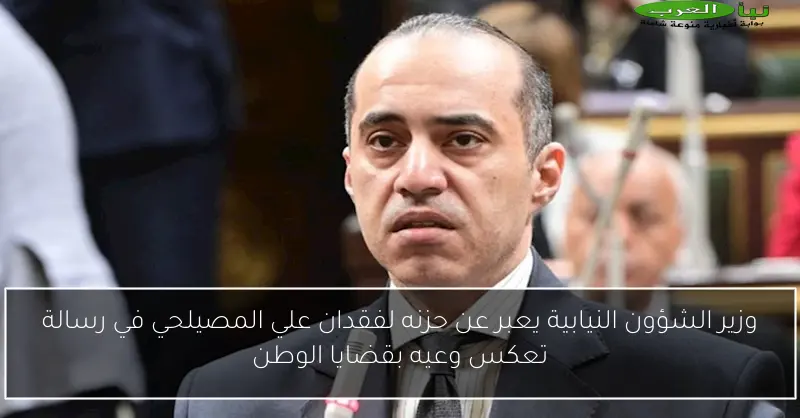 وزير الشؤون النيابية يعبر عن حزنه لفقدان علي المصيلحي في رسالة تعكس وعيه بقضايا الوطن