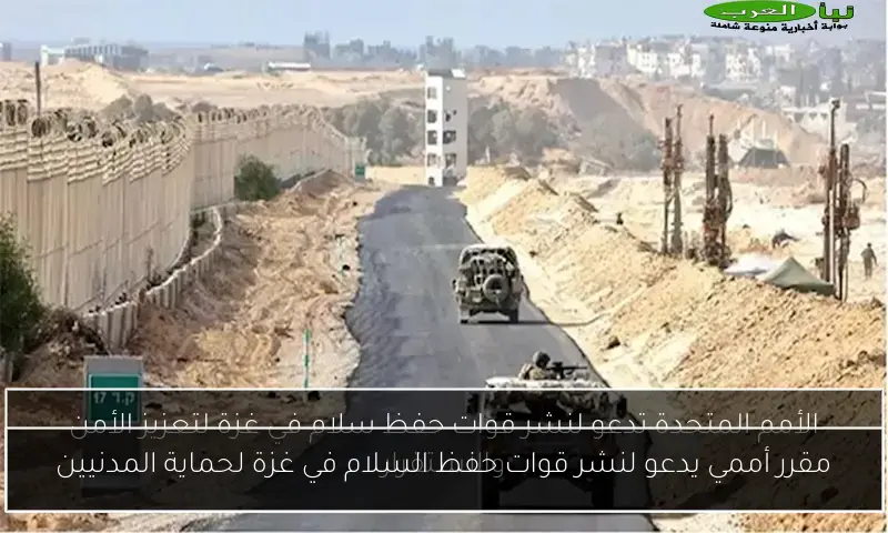 مقرر أممي يدعو لنشر قوات حفظ السلام في غزة لحماية المدنيين