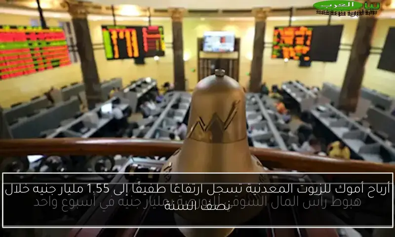 أرباح أموك للزيوت المعدنية تسجل ارتفاعًا طفيفًا إلى 1.55 مليار جنيه خلال نصف السنة