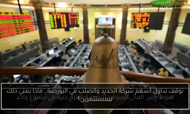 توقف تداول أسهم شركة الحديد والصلب في البورصة.. ماذا يعني ذلك للمستثمرين؟