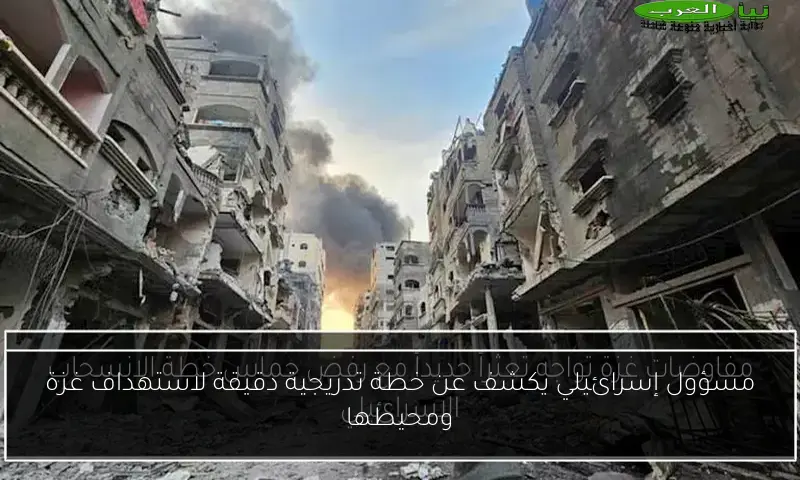 مسؤول إسرائيلي يكشف عن خطة تدريجية دقيقة لاستهداف غزة ومحيطها