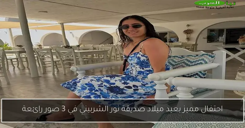 احتفال مميز بعيد ميلاد صديقة نور الشربيني في 3 صور رائعة
