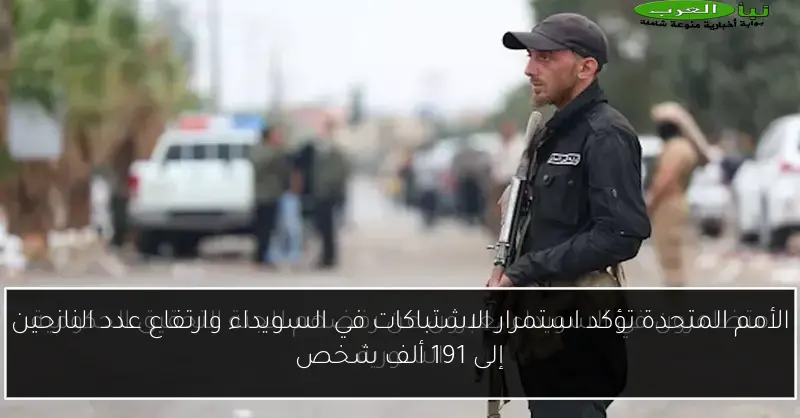 الأمم المتحدة تؤكد استمرار الاشتباكات في السويداء وارتفاع عدد النازحين إلى 191 ألف شخص