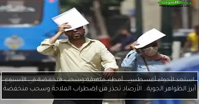 أبرز الظواهر الجوية.. الأرصاد تحذر من اضطراب الملاحة وسحب منخفضة