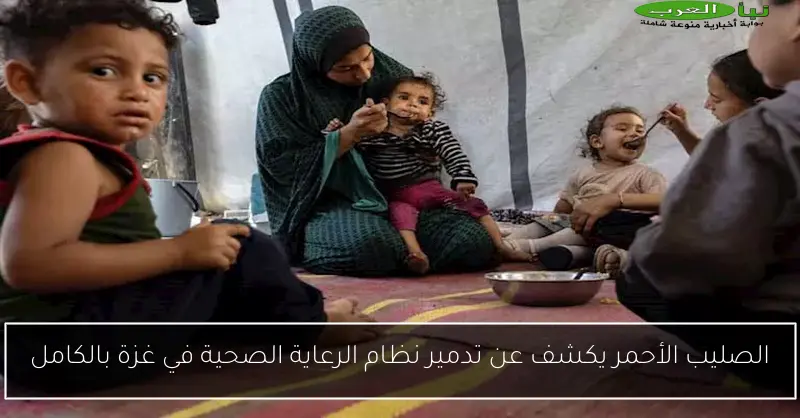 الصليب الأحمر يكشف عن تدمير نظام الرعاية الصحية في غزة بالكامل