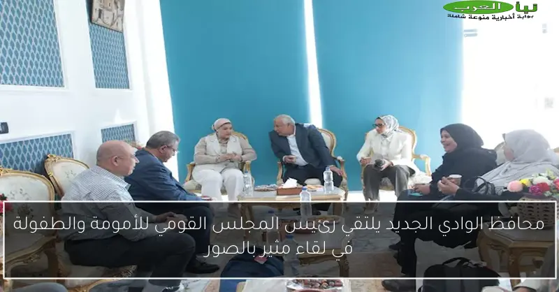 محافظ الوادي الجديد يلتقي رئيس المجلس القومي للأمومة والطفولة في لقاء مثير بالصور
