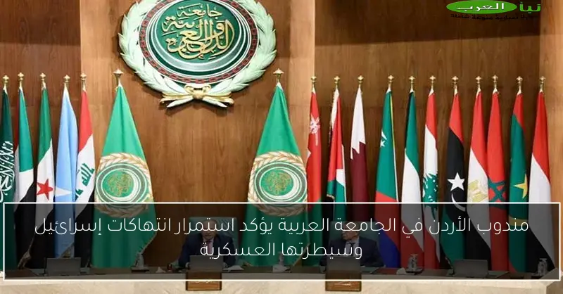 مندوب الأردن في الجامعة العربية يؤكد استمرار انتهاكات إسرائيل وسيطرتها العسكرية