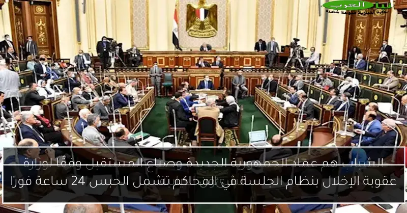 عقوبة الإخلال بنظام الجلسة في المحاكم تشمل الحبس 24 ساعة فورًا