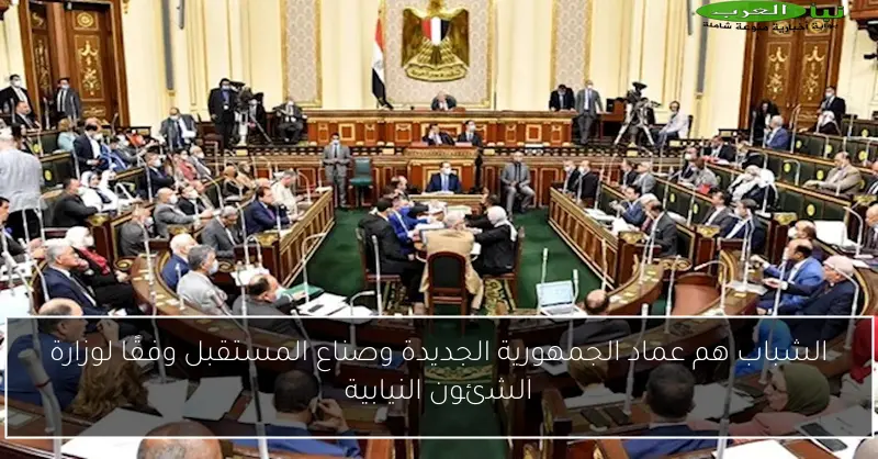 الشباب هم عماد الجمهورية الجديدة وصناع المستقبل وفقًا لوزارة الشئون النيابية